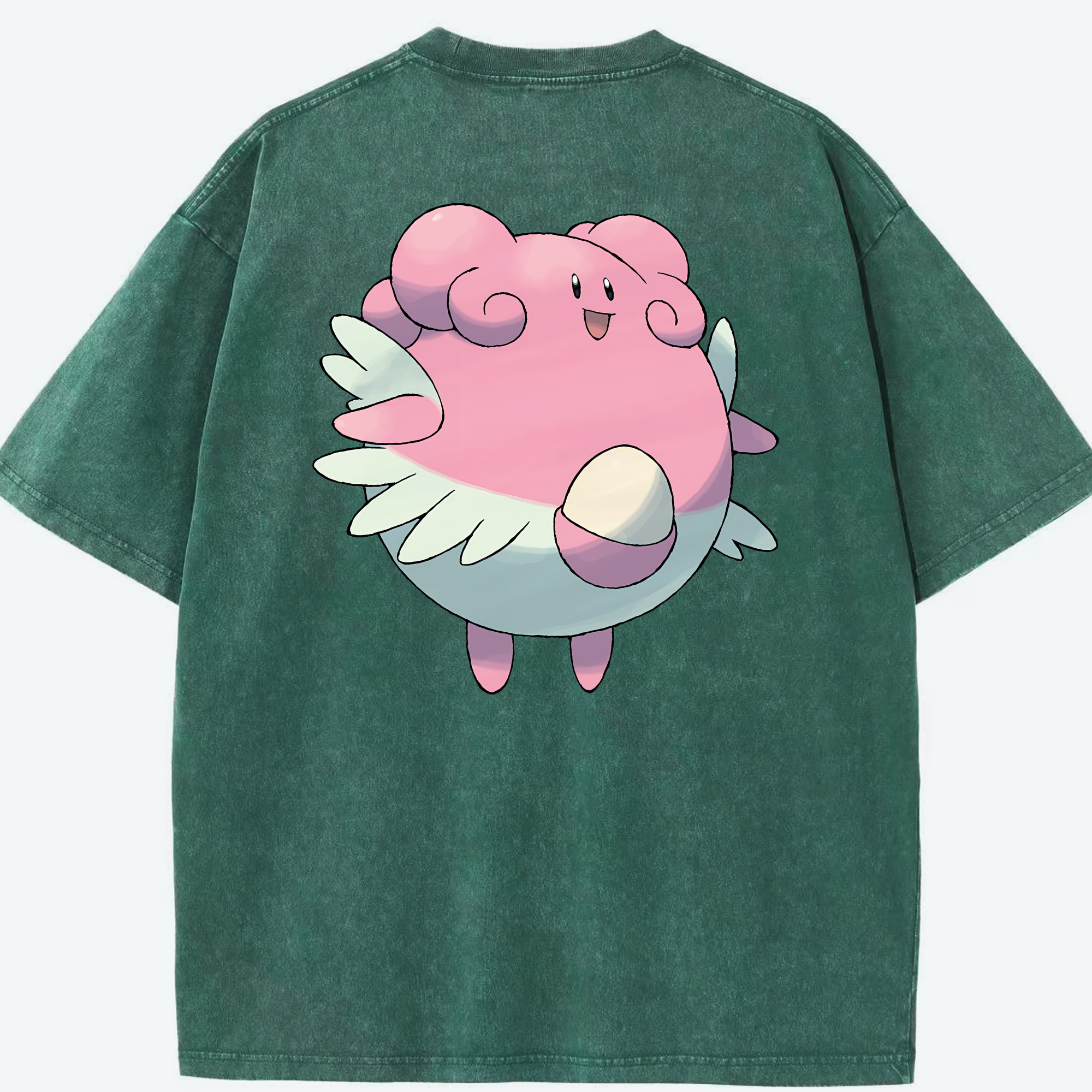 （画像用） ポケットモンスター Pokémon 綿100% ヴィンテージ風 半袖Tシャツ（背面プリント）